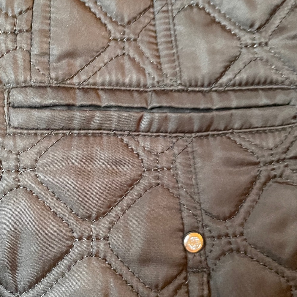 Laundry By Shelli Segal Black Quilted Puffer Coat size S - Picture 4 of 11